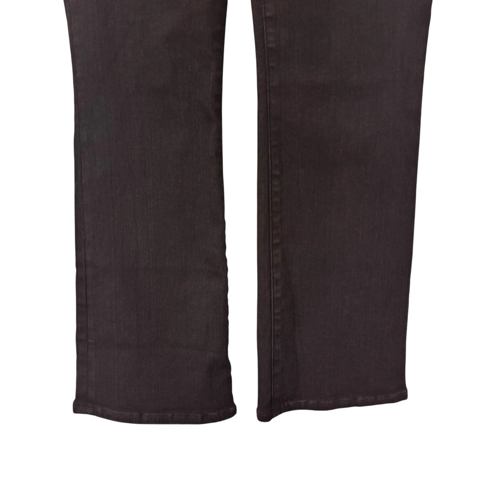 Madewell Mid-Rise Kick Out Crop Jeans in "Black Rinse Wash" Size 28 - Picture 10 of 16